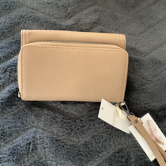 NWT Jessica Simpson Frankie trifold ZA wristlet - Picture 4 of 5